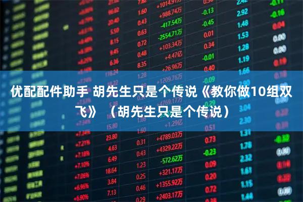 优配配件助手 胡先生只是个传说《教你做10组双飞》 （胡先生只是个传说）