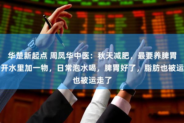 华楚新起点 周凤华中医：秋天减肥，最要养脾胃，白开水里加一物，日常泡水喝，脾胃好了，脂肪也被运走了